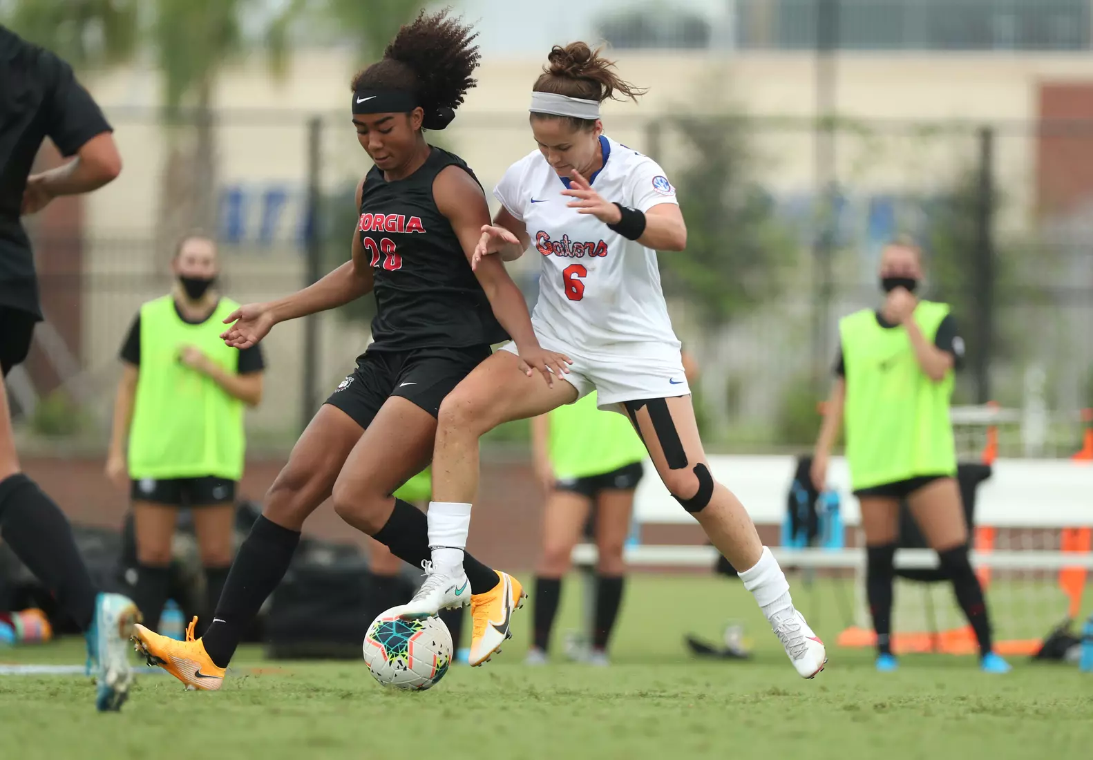 Scenes from the Gators' 1-1 tie versus Georgia on September 27, 2020 at Donald R. Dizney Stadium
