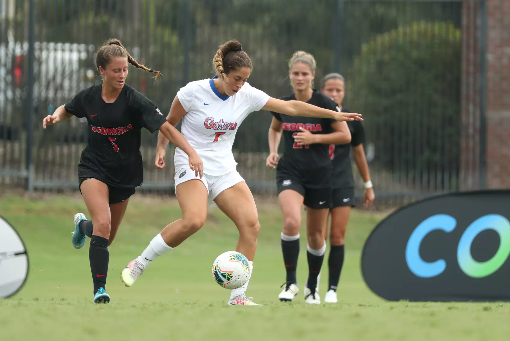 Scenes from the Gators' 1-1 tie versus Georgia on September 27, 2020 at Donald R. Dizney Stadium