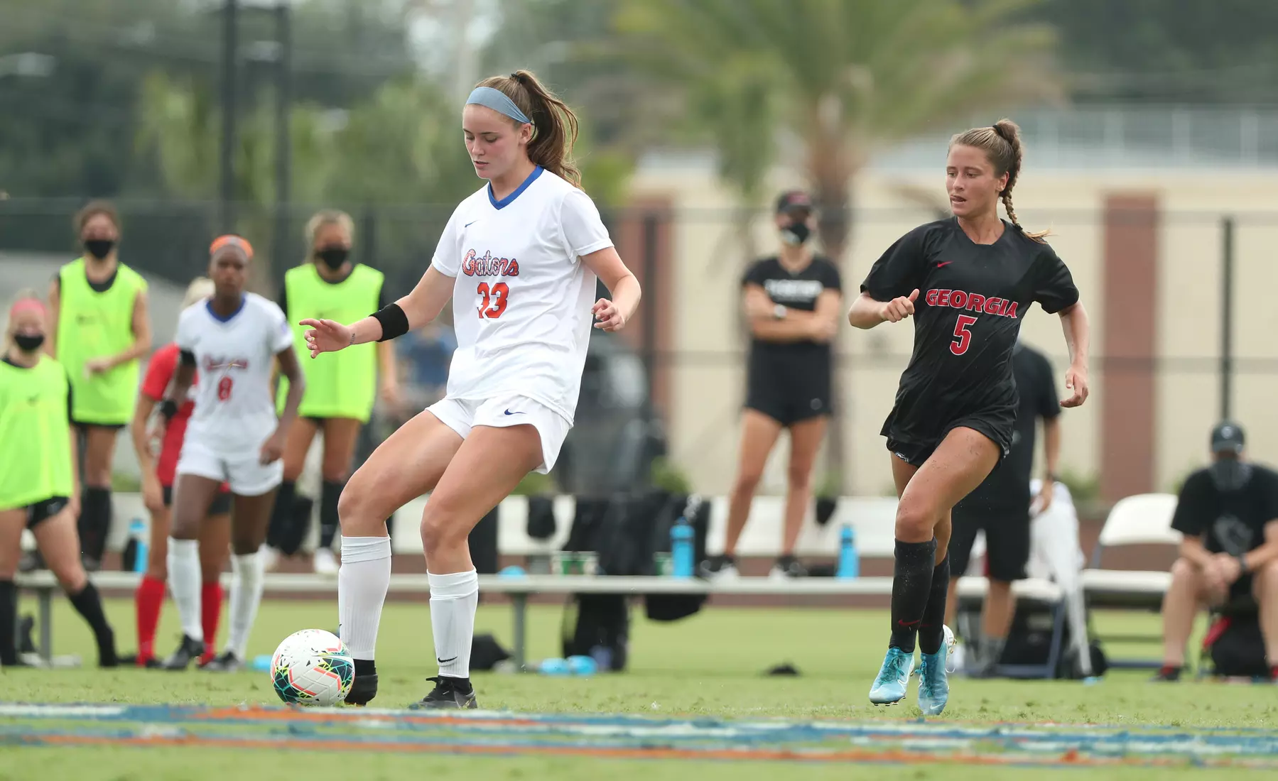 Scenes from the Gators' 1-1 tie versus Georgia on September 27, 2020 at Donald R. Dizney Stadium