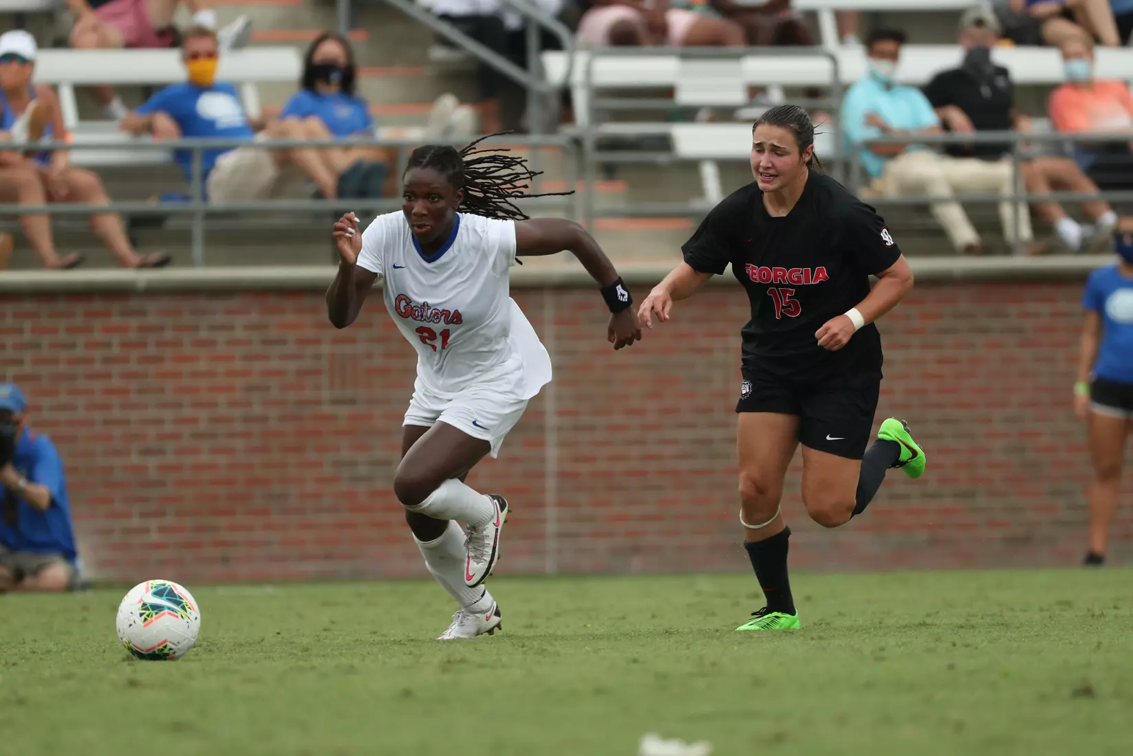 Scenes from the Gators' 1-1 tie versus Georgia on September 27, 2020 at Donald R. Dizney Stadium