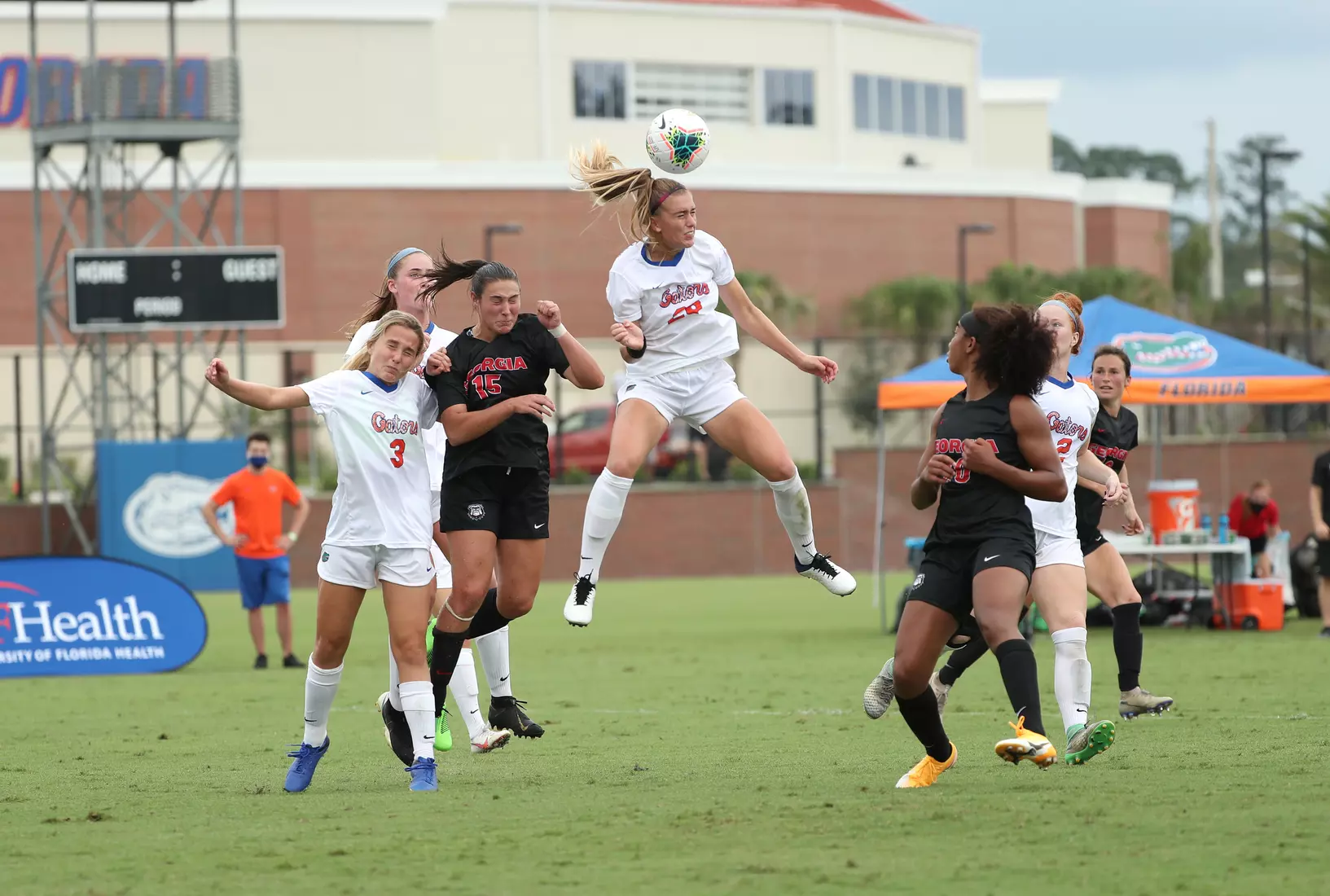 Scenes from the Gators' 1-1 tie versus Georgia on September 27, 2020 at Donald R. Dizney Stadium