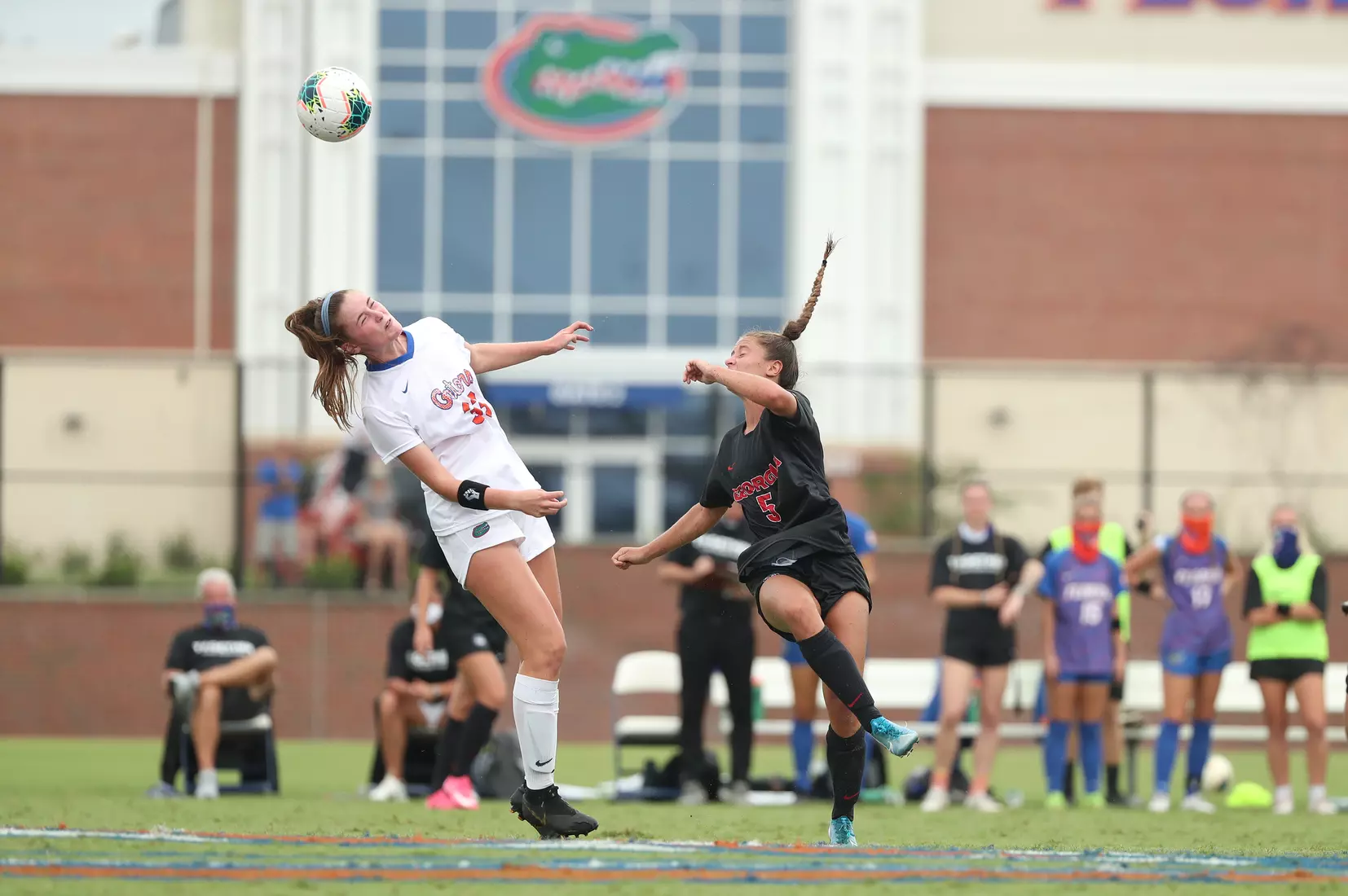 Scenes from the Gators' 1-1 tie versus Georgia on September 27, 2020 at Donald R. Dizney Stadium