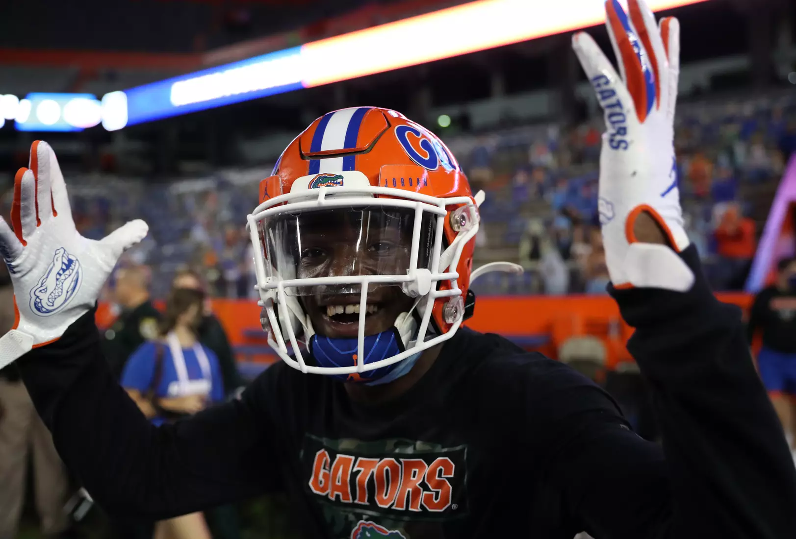 Scenes from the Gators' 63-35 win against the Razorbacks at Ben Hill Griffin Stadium