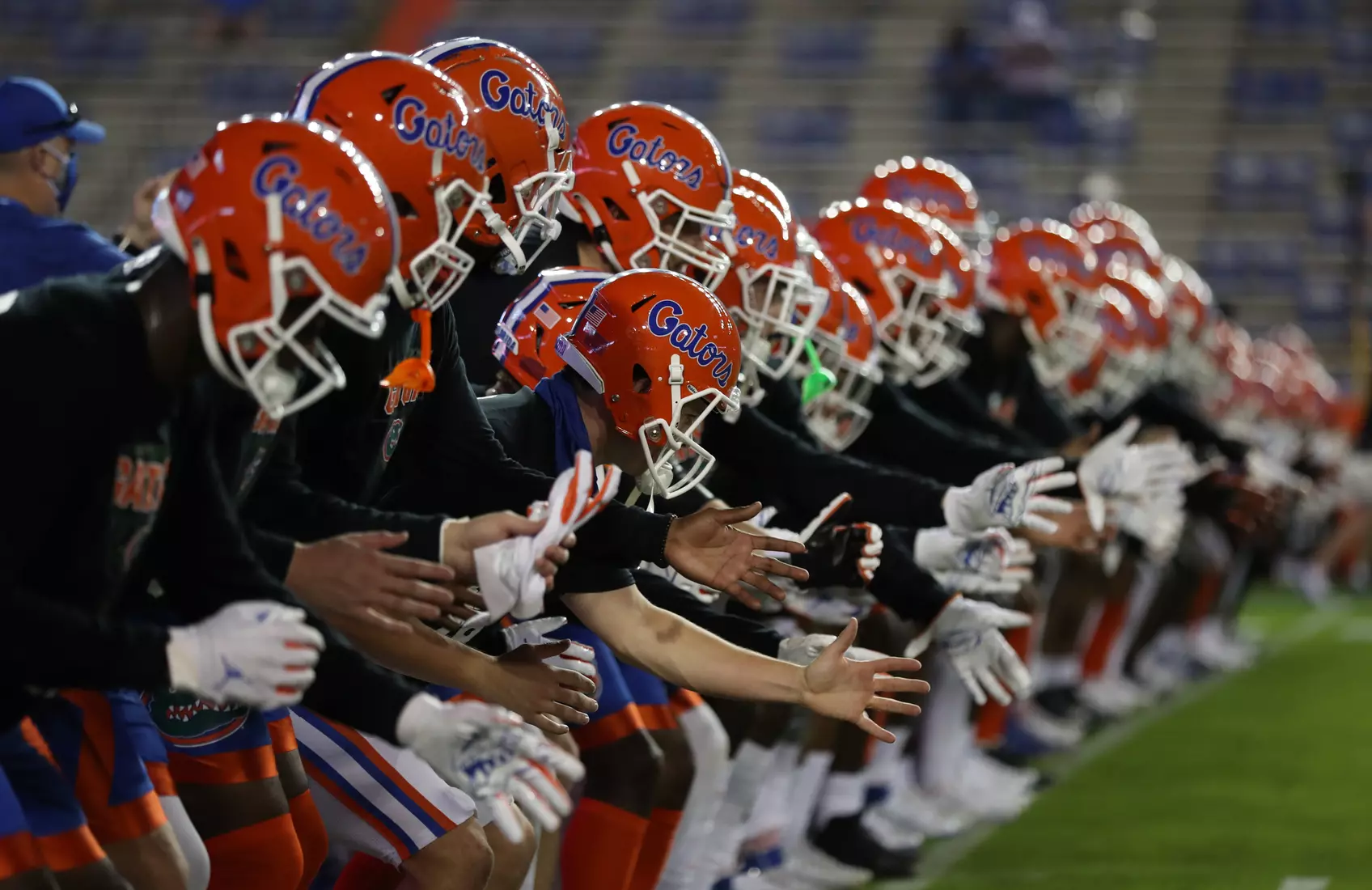 Scenes from the Gators' 63-35 win against the Razorbacks at Ben Hill Griffin Stadium