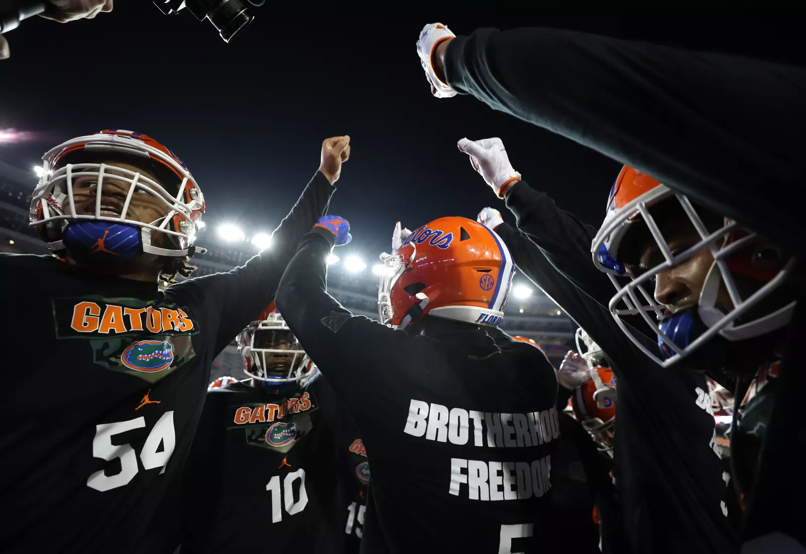 Scenes from the Gators' 63-35 win against the Razorbacks at Ben Hill Griffin Stadium