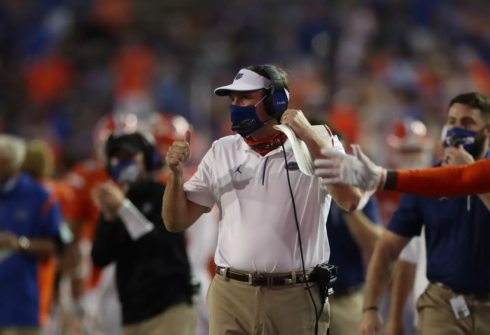 Scenes from the Gators' 63-35 win against the Razorbacks at Ben Hill Griffin Stadium