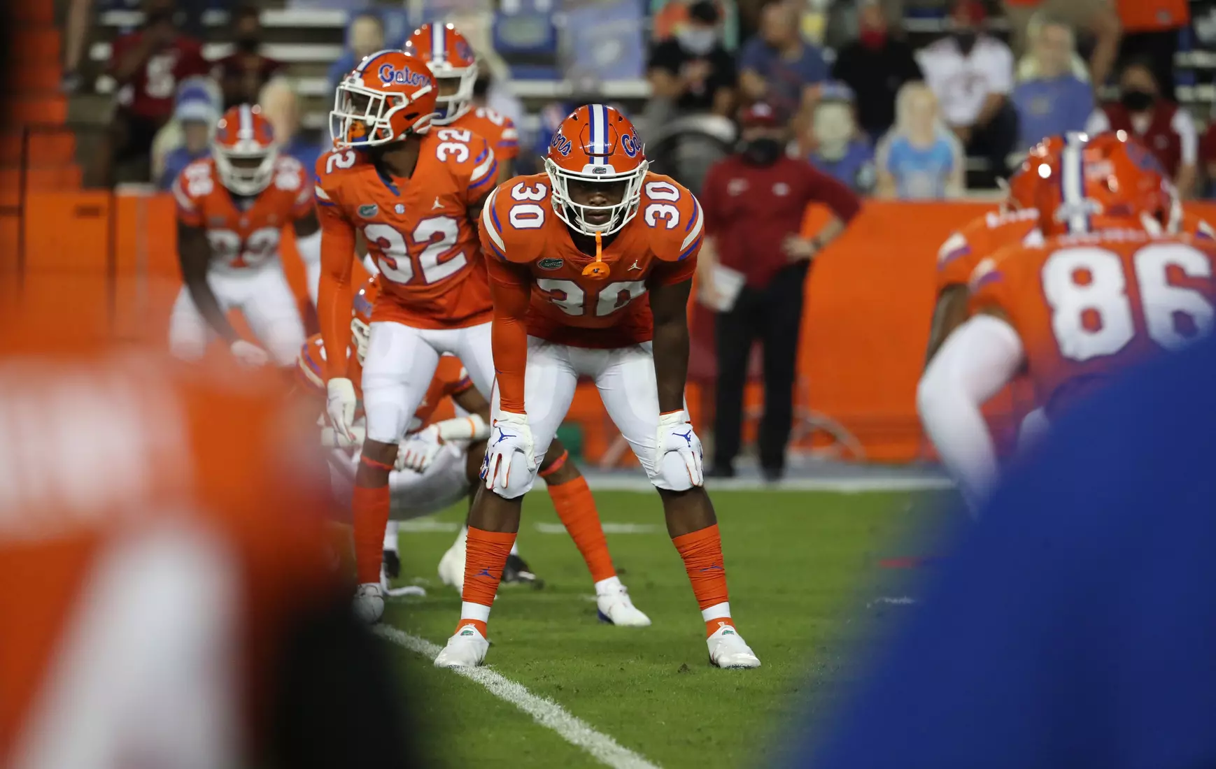 Scenes from the Gators' 63-35 win against the Razorbacks at Ben Hill Griffin Stadium