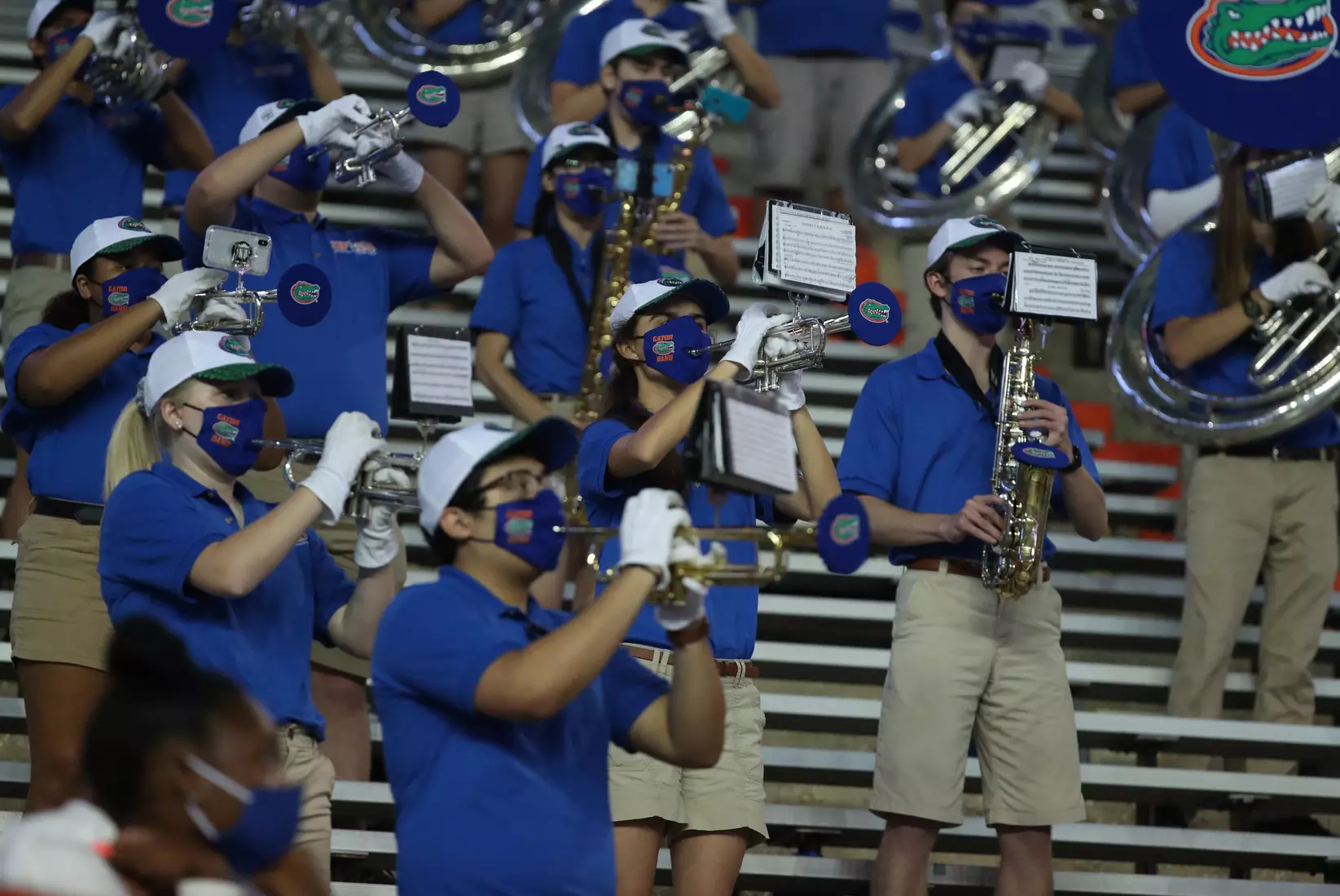 Scenes from the Gators' 63-35 win against the Razorbacks at Ben Hill Griffin Stadium