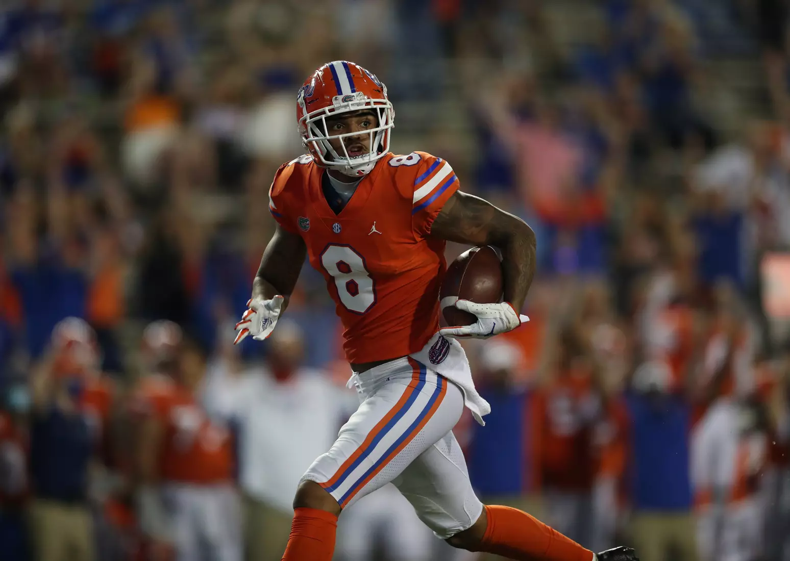 Scenes from the Gators' 63-35 win against the Razorbacks at Ben Hill Griffin Stadium