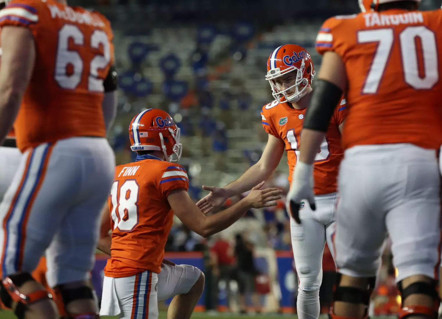 Scenes from the Gators' 63-35 win against the Razorbacks at Ben Hill Griffin Stadium