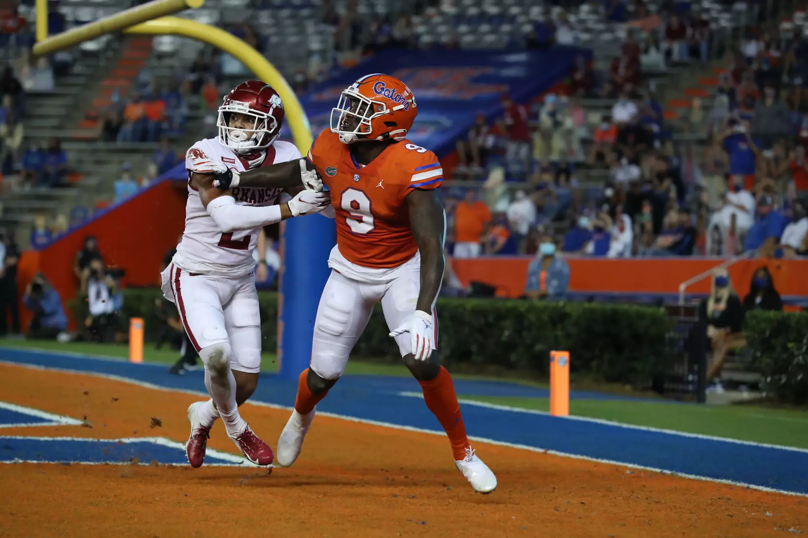 Scenes from the Gators' 63-35 win against the Razorbacks at Ben Hill Griffin Stadium