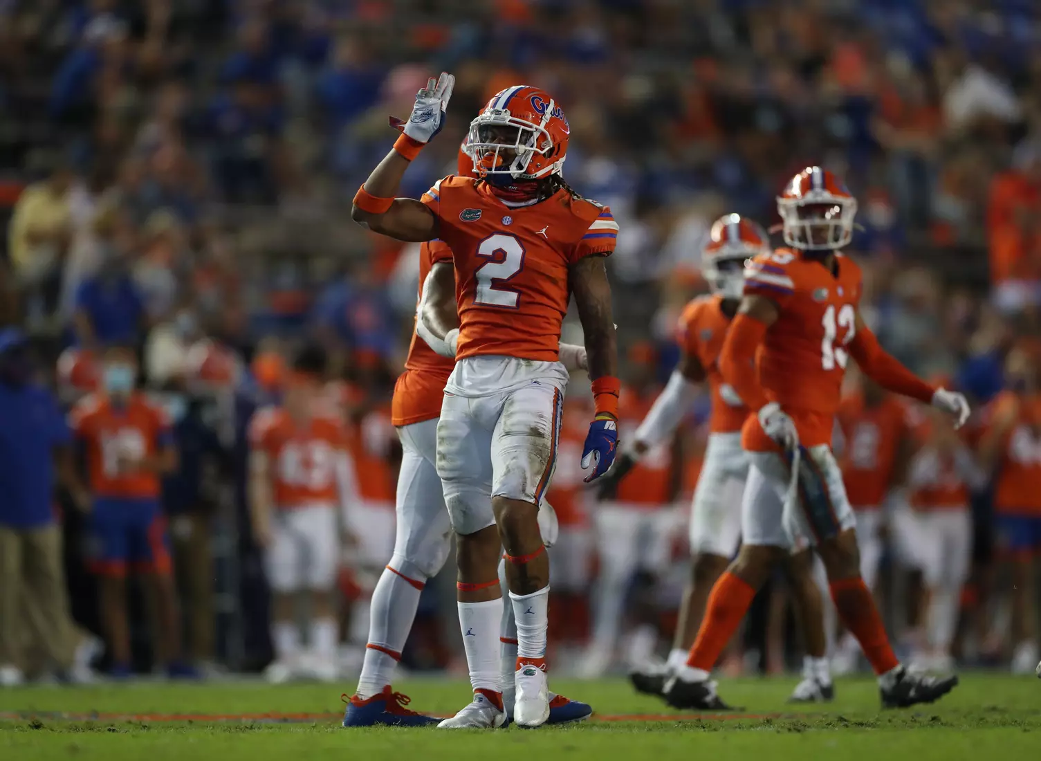 Scenes from the Gators' 63-35 win against the Razorbacks at Ben Hill Griffin Stadium