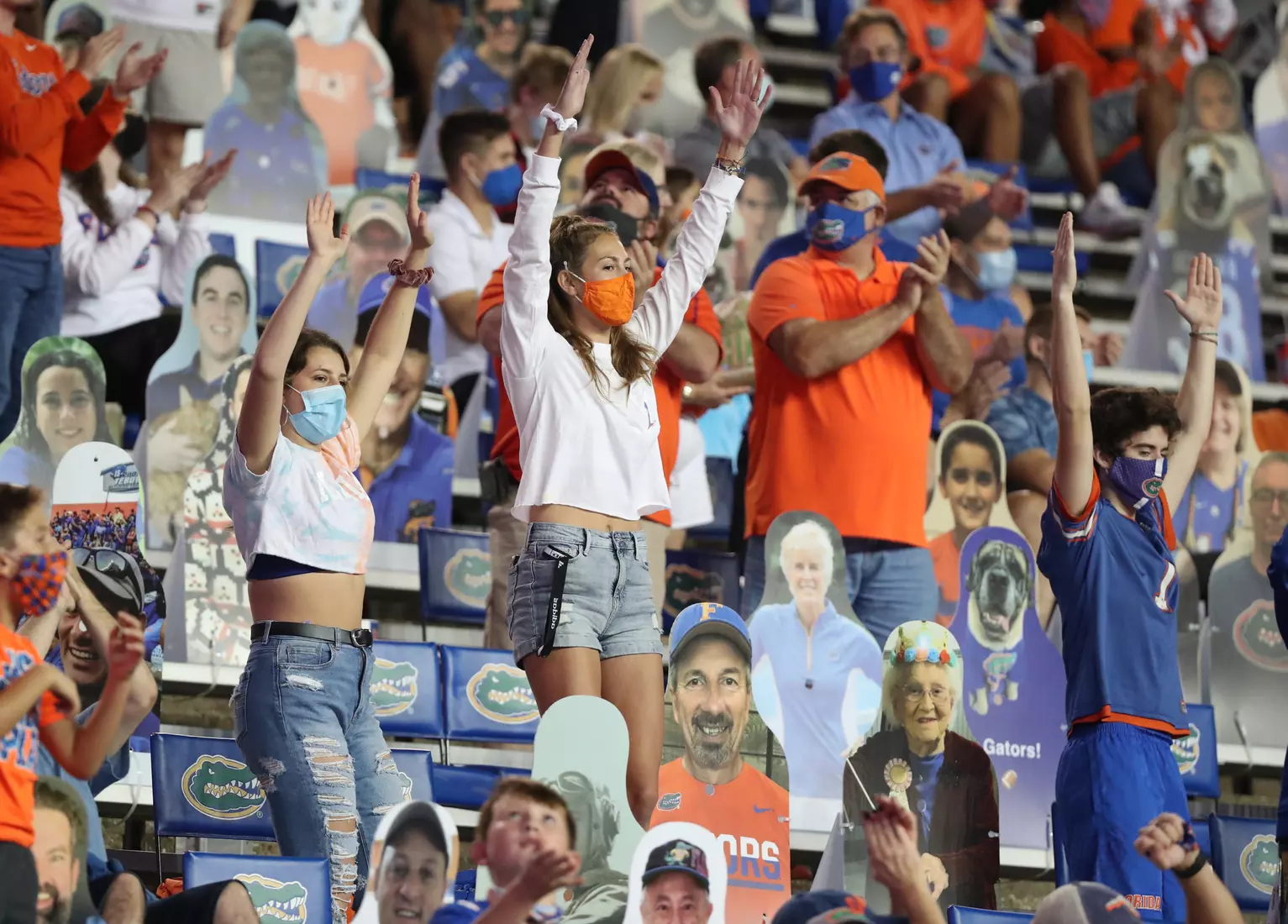 Scenes from the Gators' 63-35 win against the Razorbacks at Ben Hill Griffin Stadium