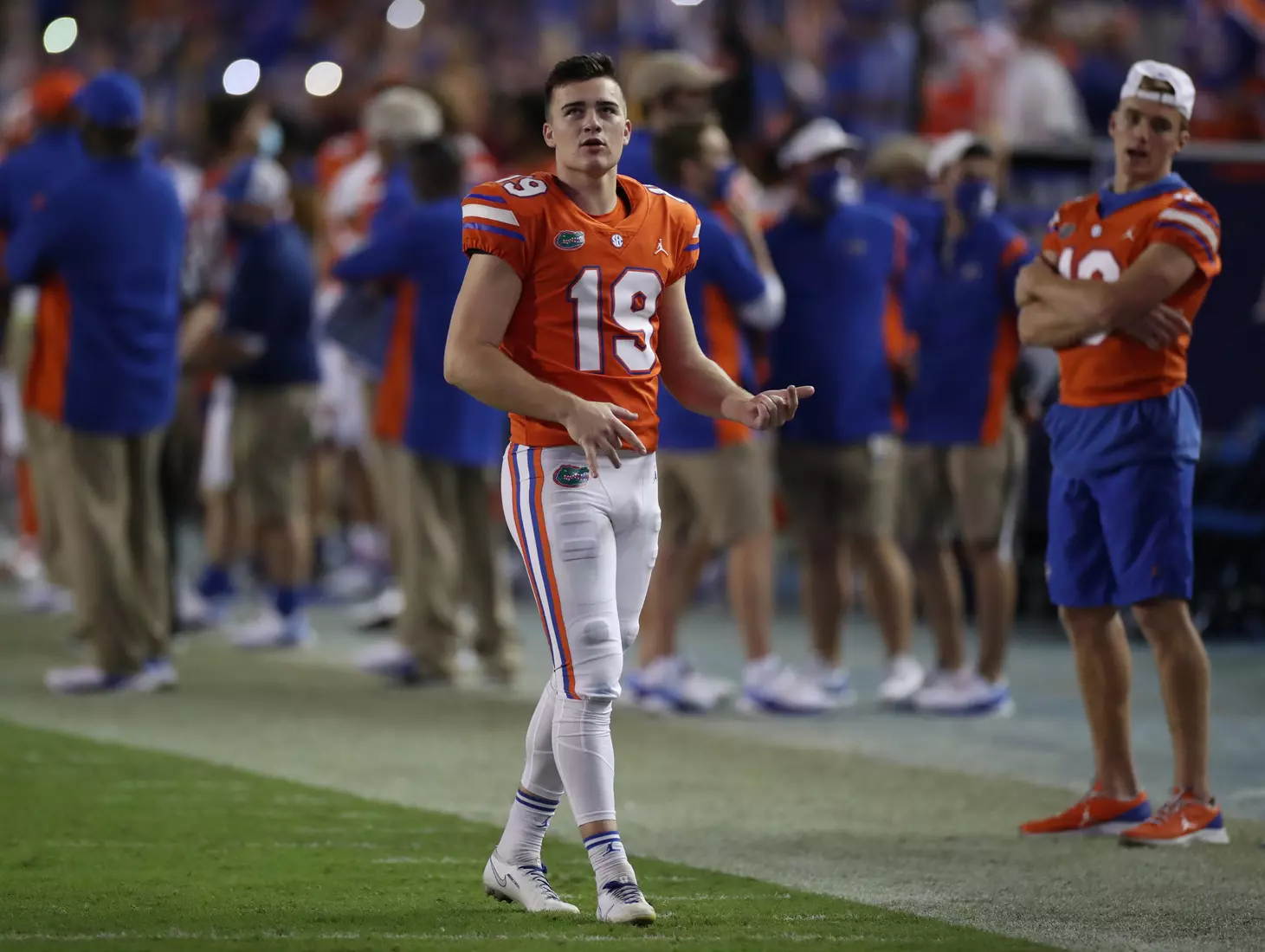 Scenes from the Gators' 63-35 win against the Razorbacks at Ben Hill Griffin Stadium