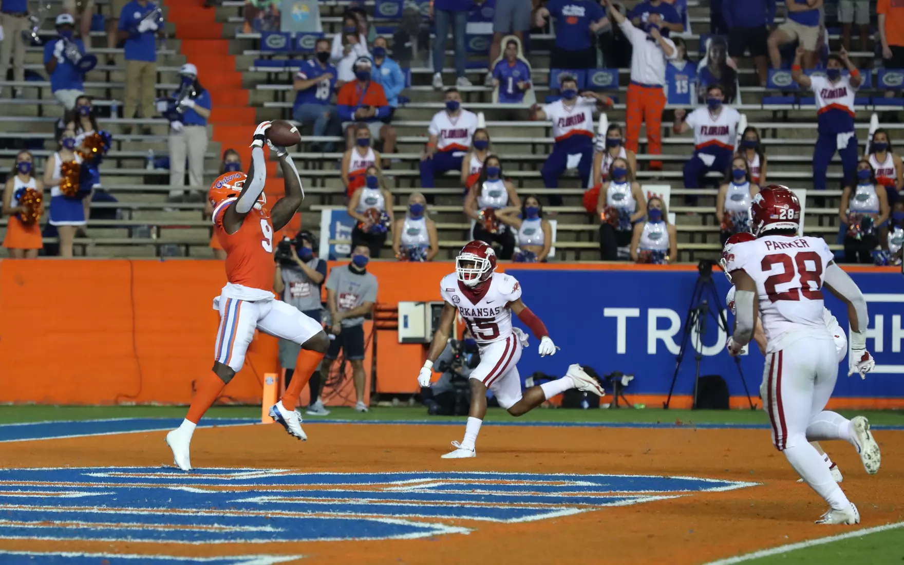 Scenes from the Gators' 63-35 win against the Razorbacks at Ben Hill Griffin Stadium