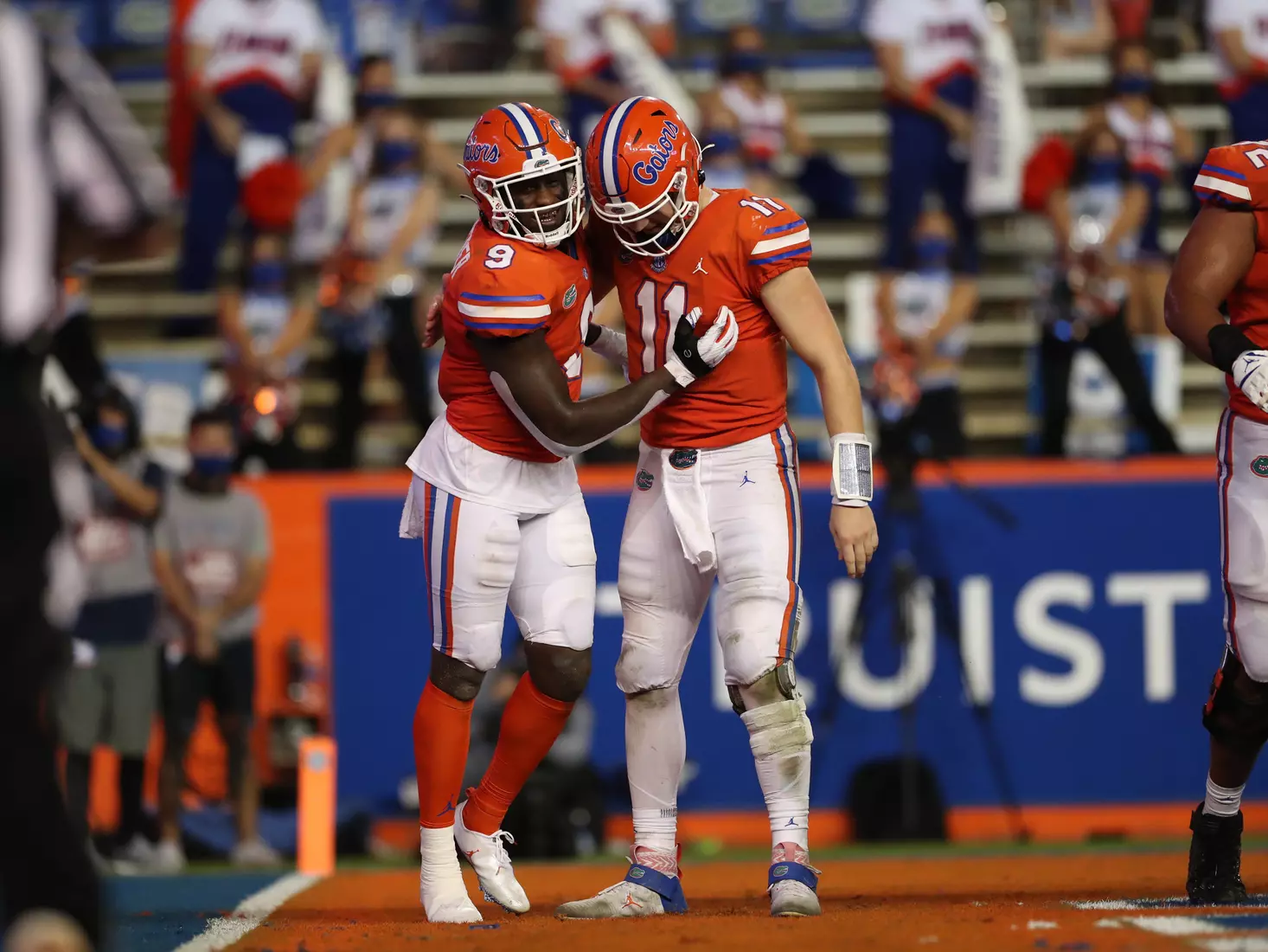 Scenes from the Gators' 63-35 win against the Razorbacks at Ben Hill Griffin Stadium
