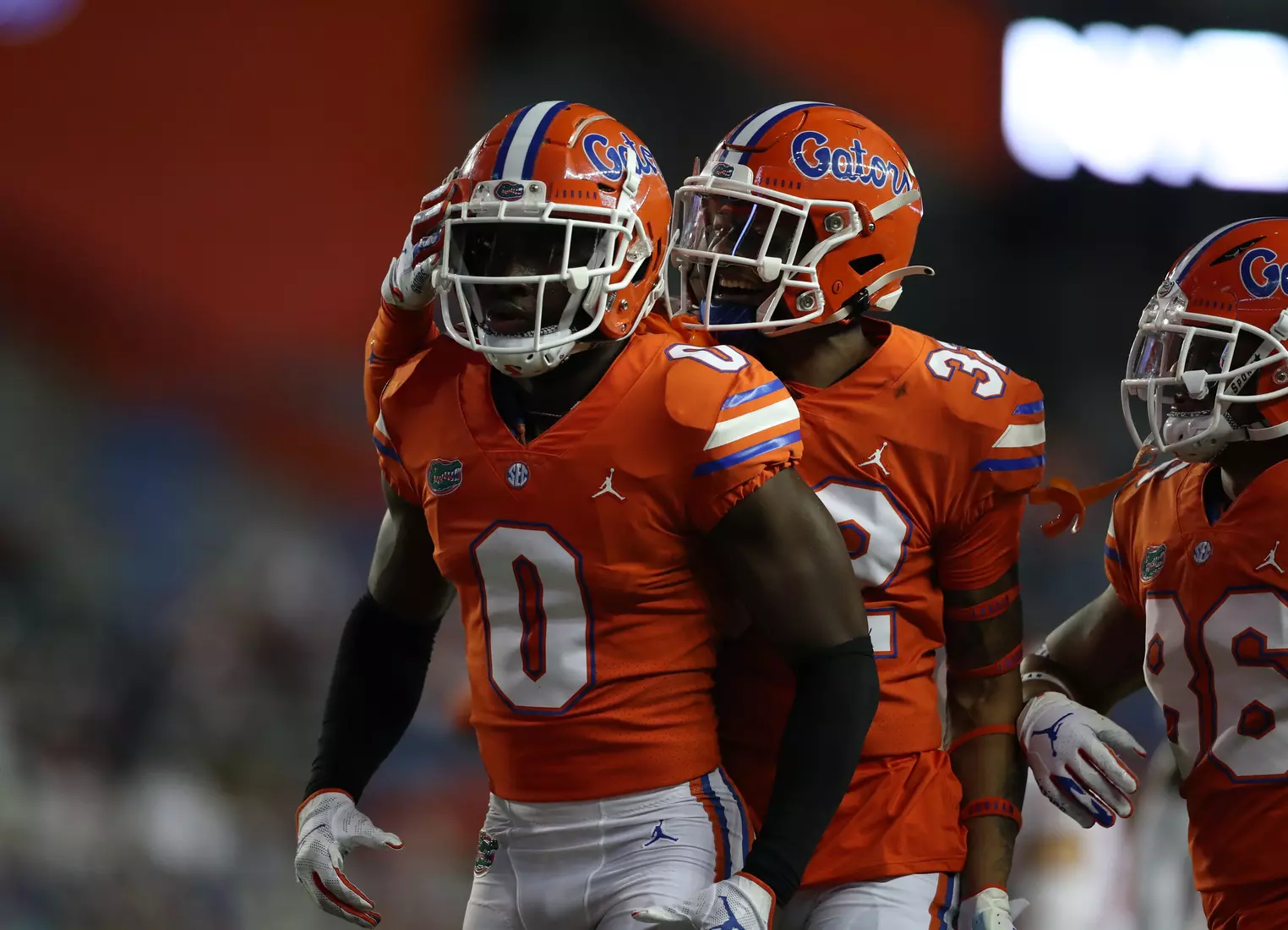Scenes from the Gators' 63-35 win against the Razorbacks at Ben Hill Griffin Stadium