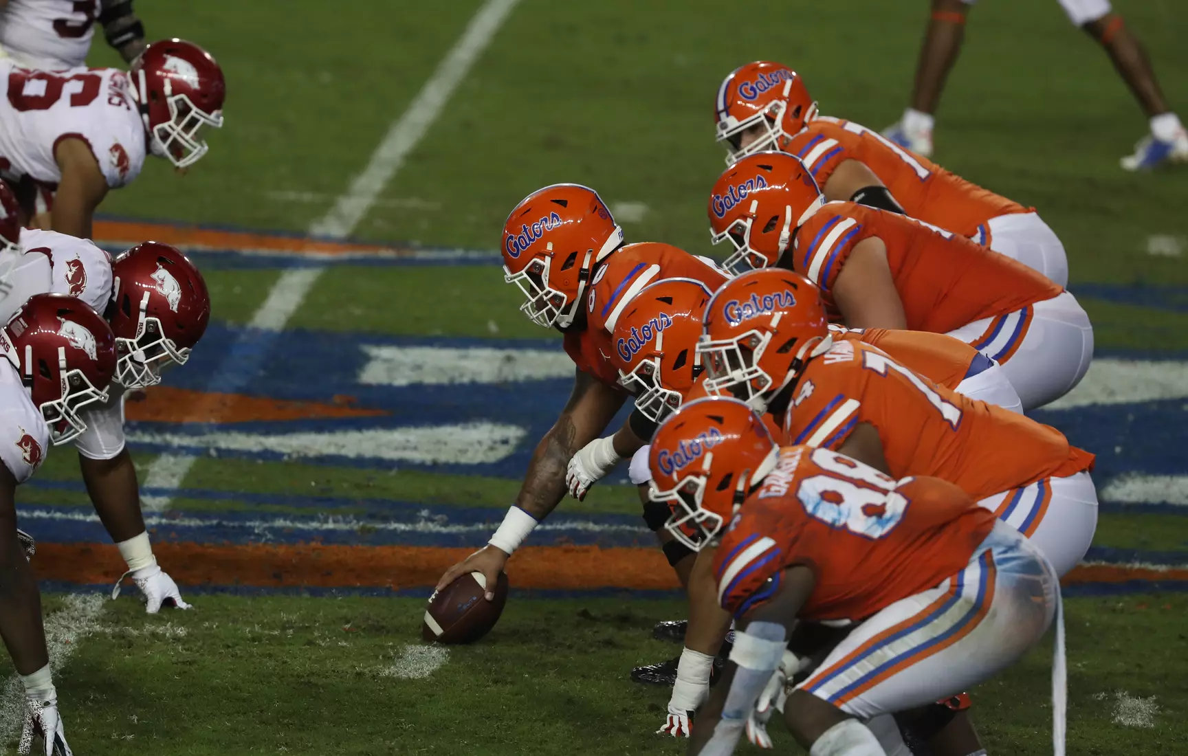 Scenes from the Gators' 63-35 win against the Razorbacks at Ben Hill Griffin Stadium