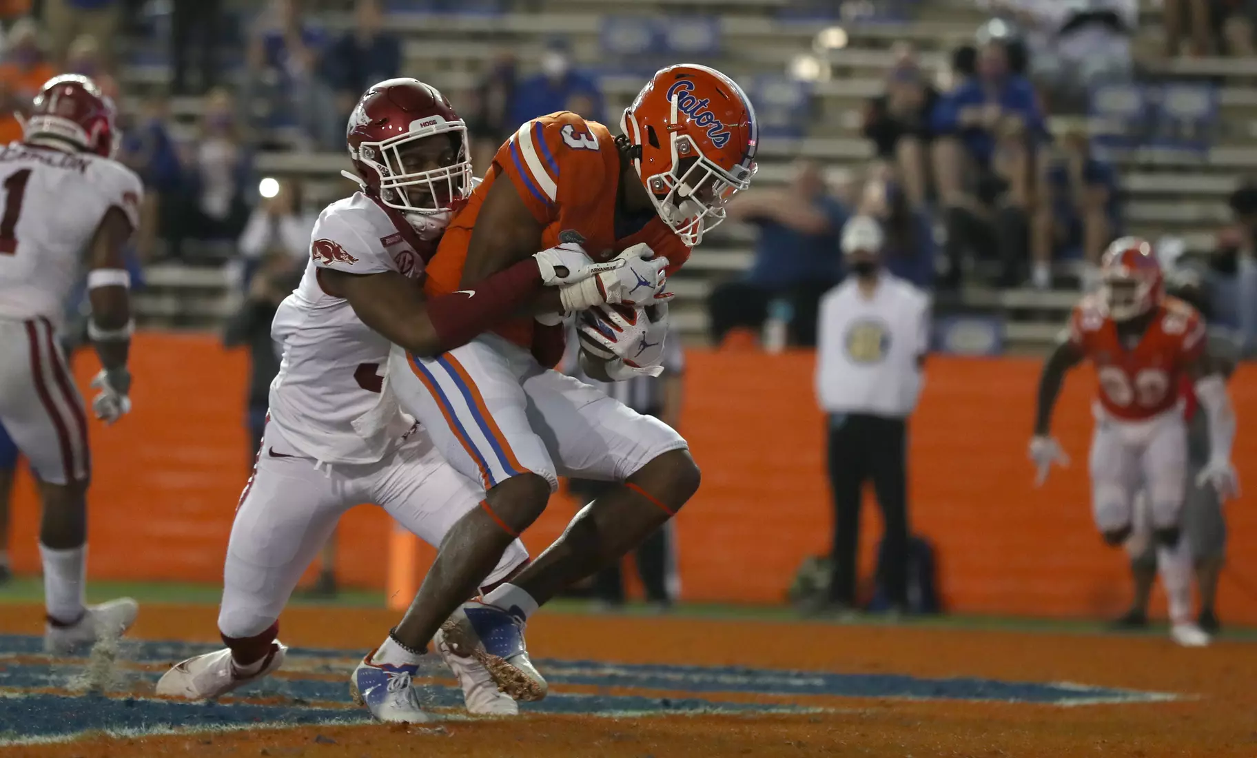 Scenes from the Gators' 63-35 win against the Razorbacks at Ben Hill Griffin Stadium