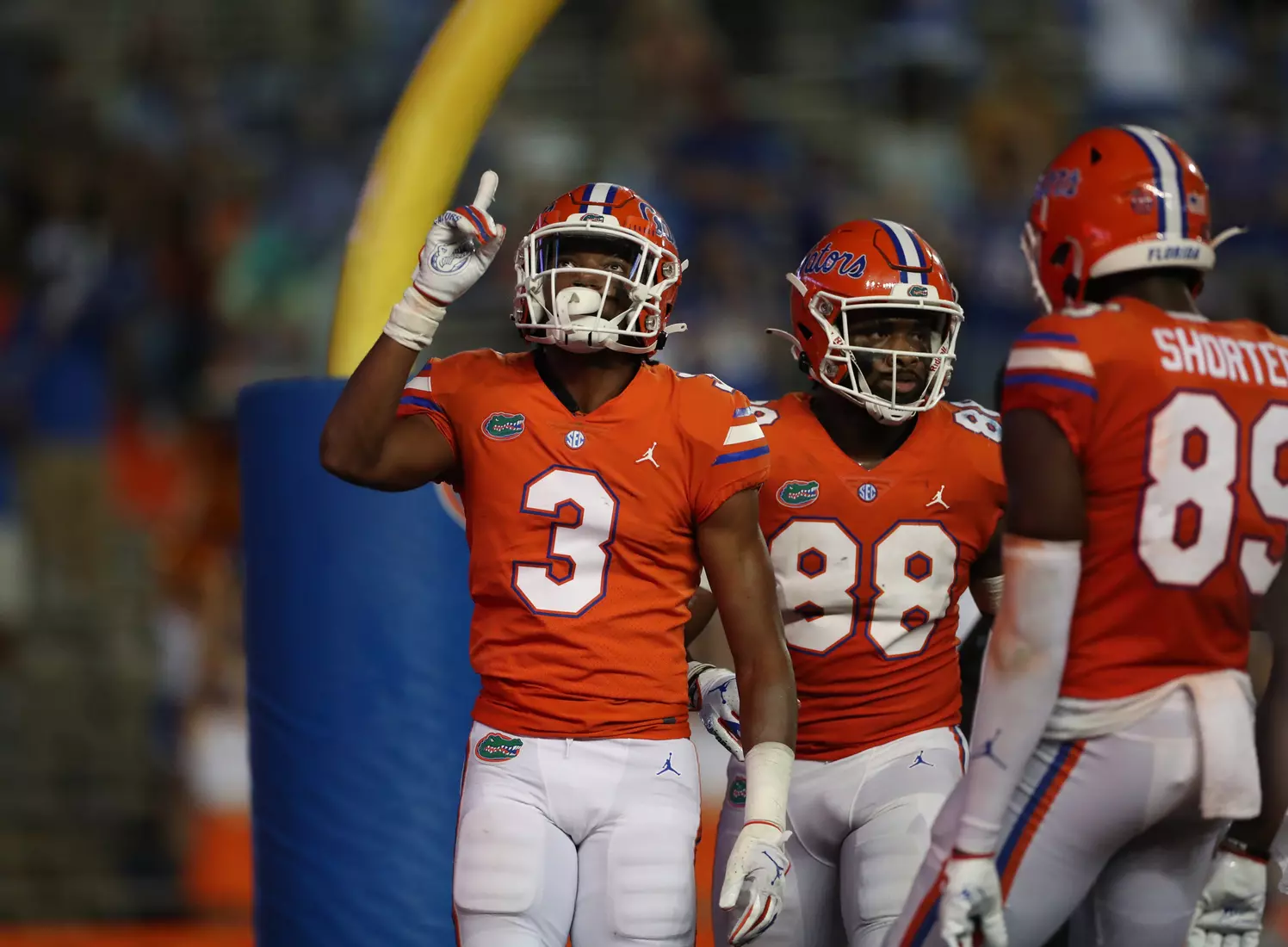 Scenes from the Gators' 63-35 win against the Razorbacks at Ben Hill Griffin Stadium