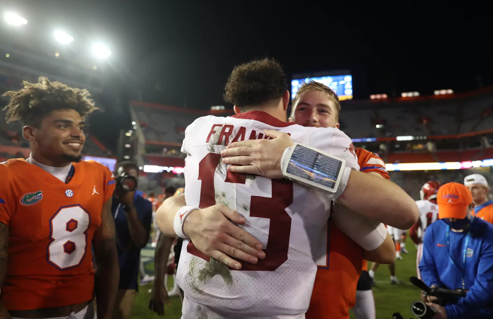 Scenes from the Gators' 63-35 win against the Razorbacks at Ben Hill Griffin Stadium