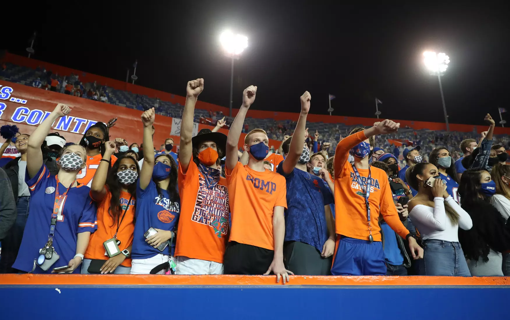 Scenes from the Gators' 63-35 win against the Razorbacks at Ben Hill Griffin Stadium