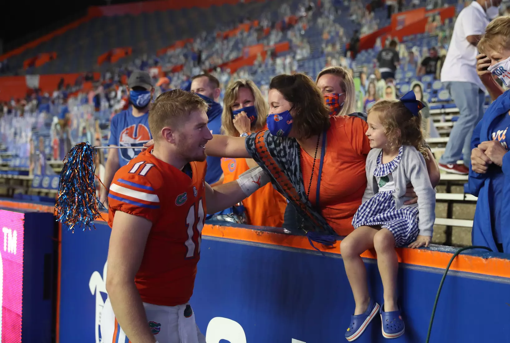 Scenes from the Gators' 63-35 win against the Razorbacks at Ben Hill Griffin Stadium