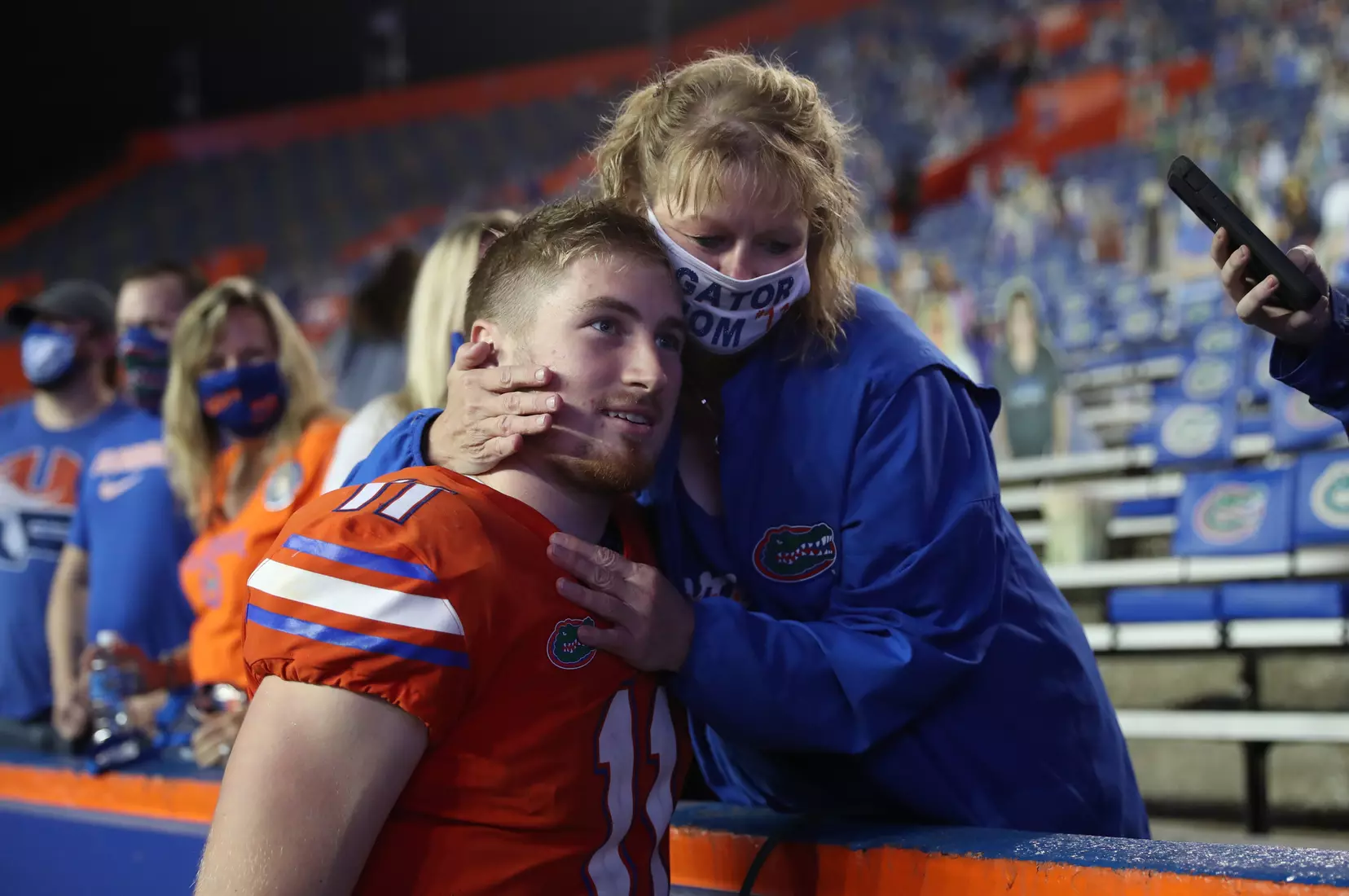 Scenes from the Gators' 63-35 win against the Razorbacks at Ben Hill Griffin Stadium