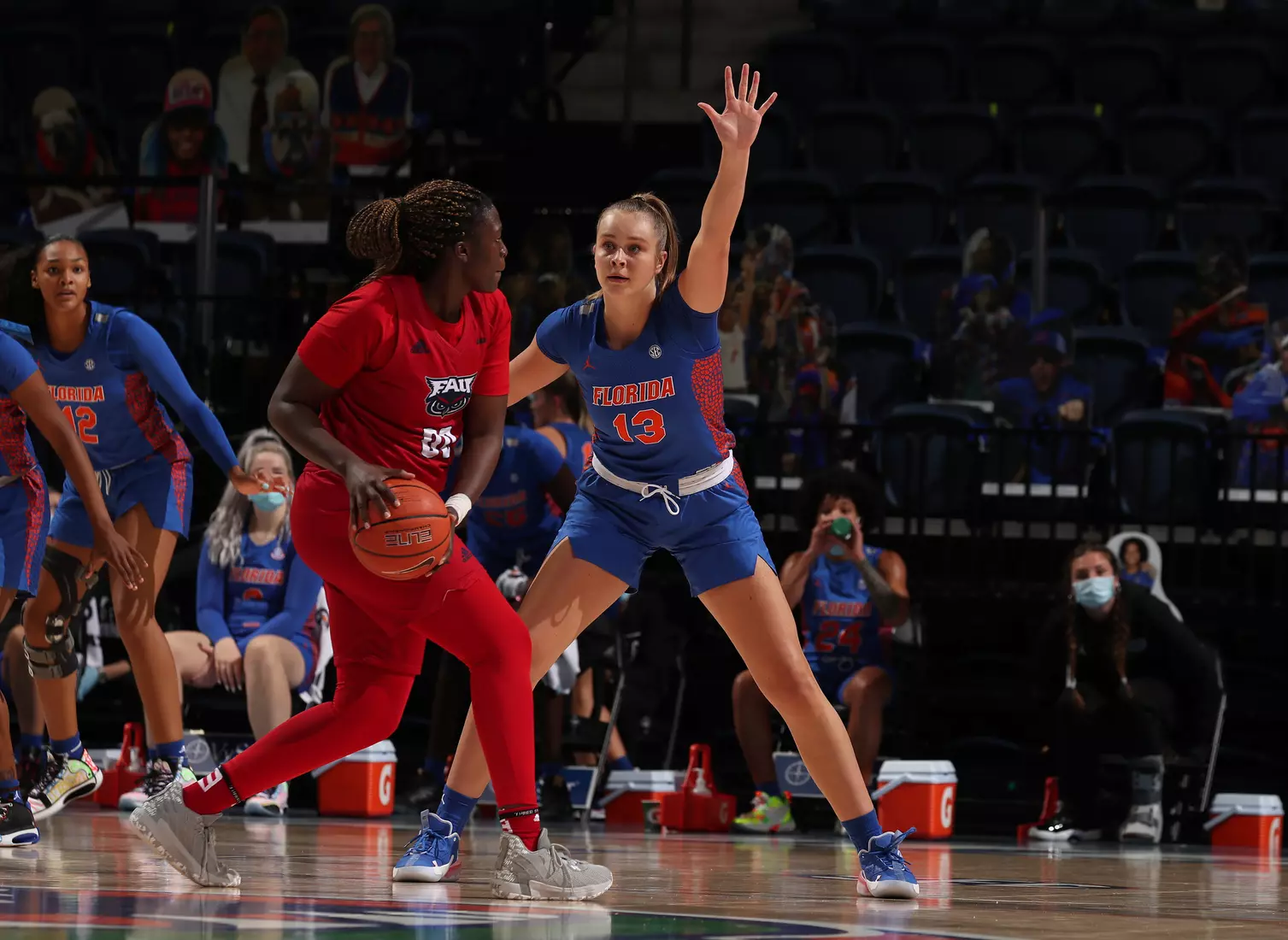 Scenes from the Gators' 88-76 against the Owls at Exactech Arena at the Stephen C. O'Connell Center