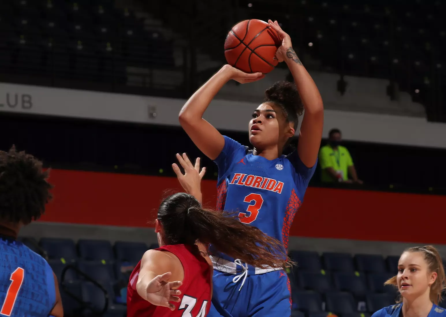Scenes from the Gators' 88-76 against the Owls at Exactech Arena at the Stephen C. O'Connell Center