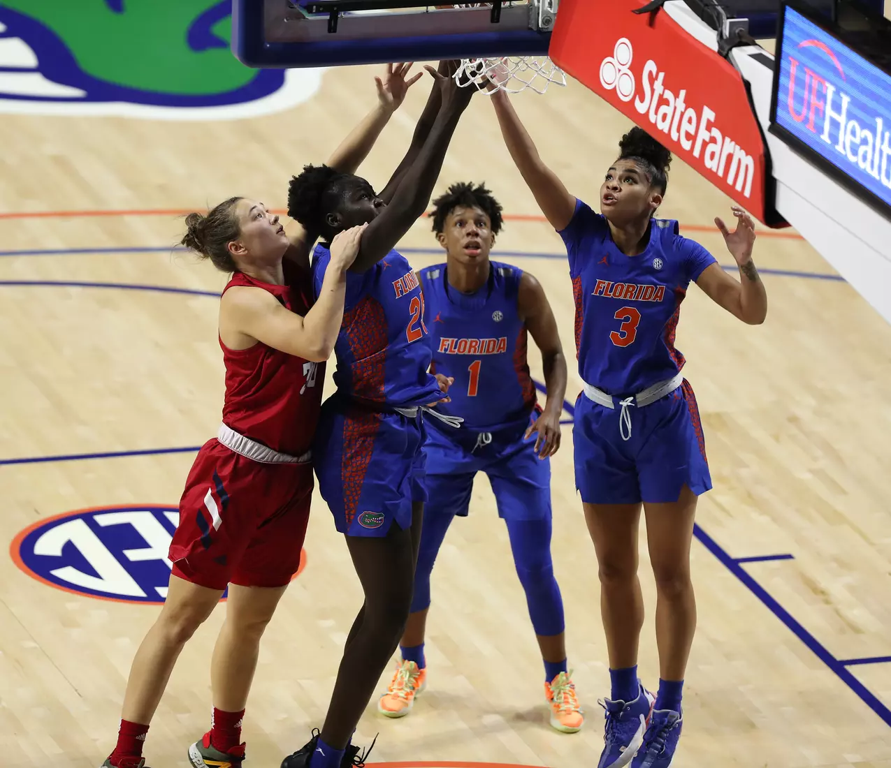 Scenes from the Gators' 88-76 against the Owls at Exactech Arena at the Stephen C. O'Connell Center