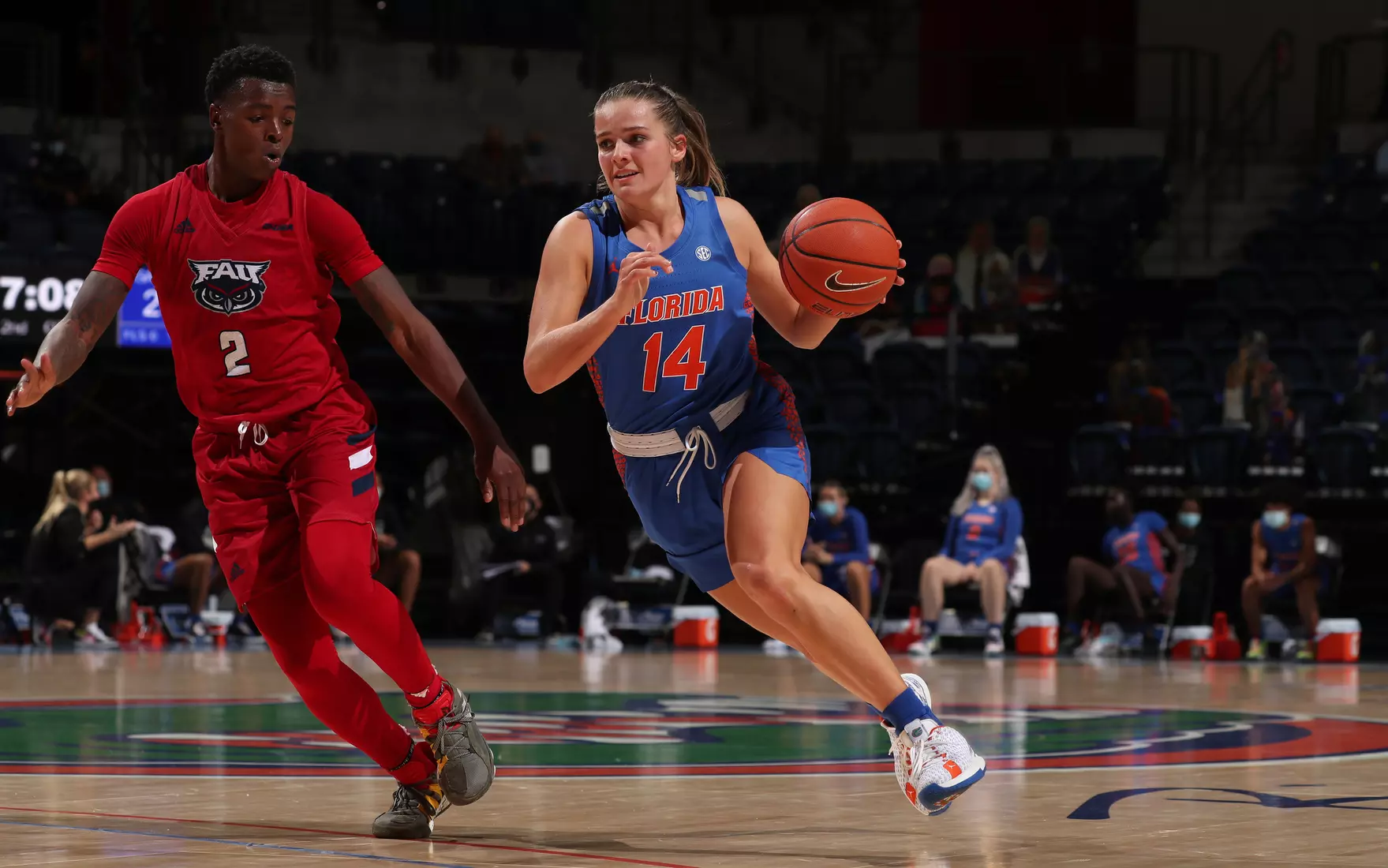 Scenes from the Gators' 88-76 against the Owls at Exactech Arena at the Stephen C. O'Connell Center