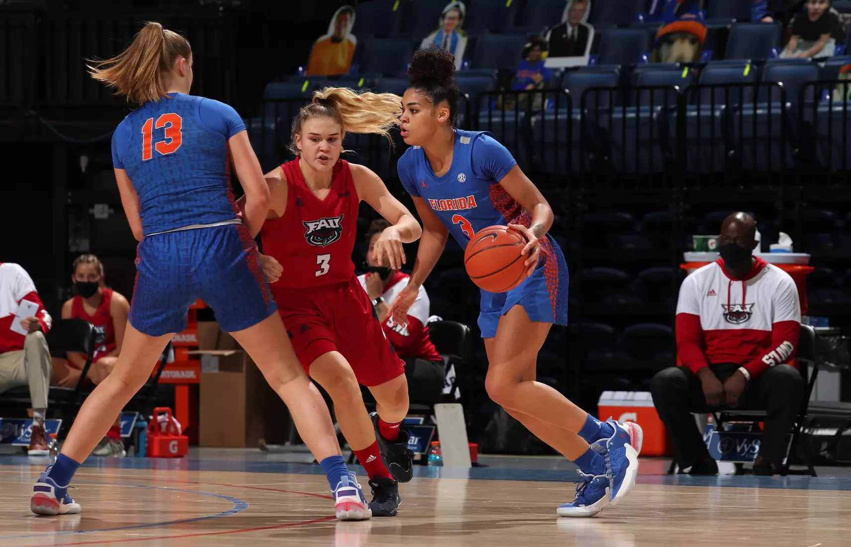 Scenes from the Gators' 88-76 against the Owls at Exactech Arena at the Stephen C. O'Connell Center