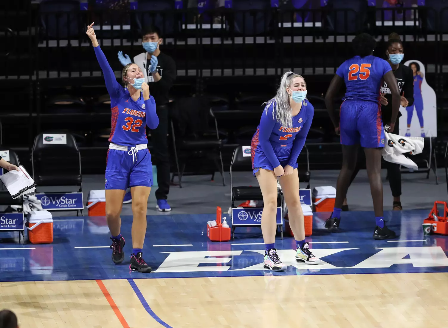 Scenes from the Gators' 88-76 against the Owls at Exactech Arena at the Stephen C. O'Connell Center