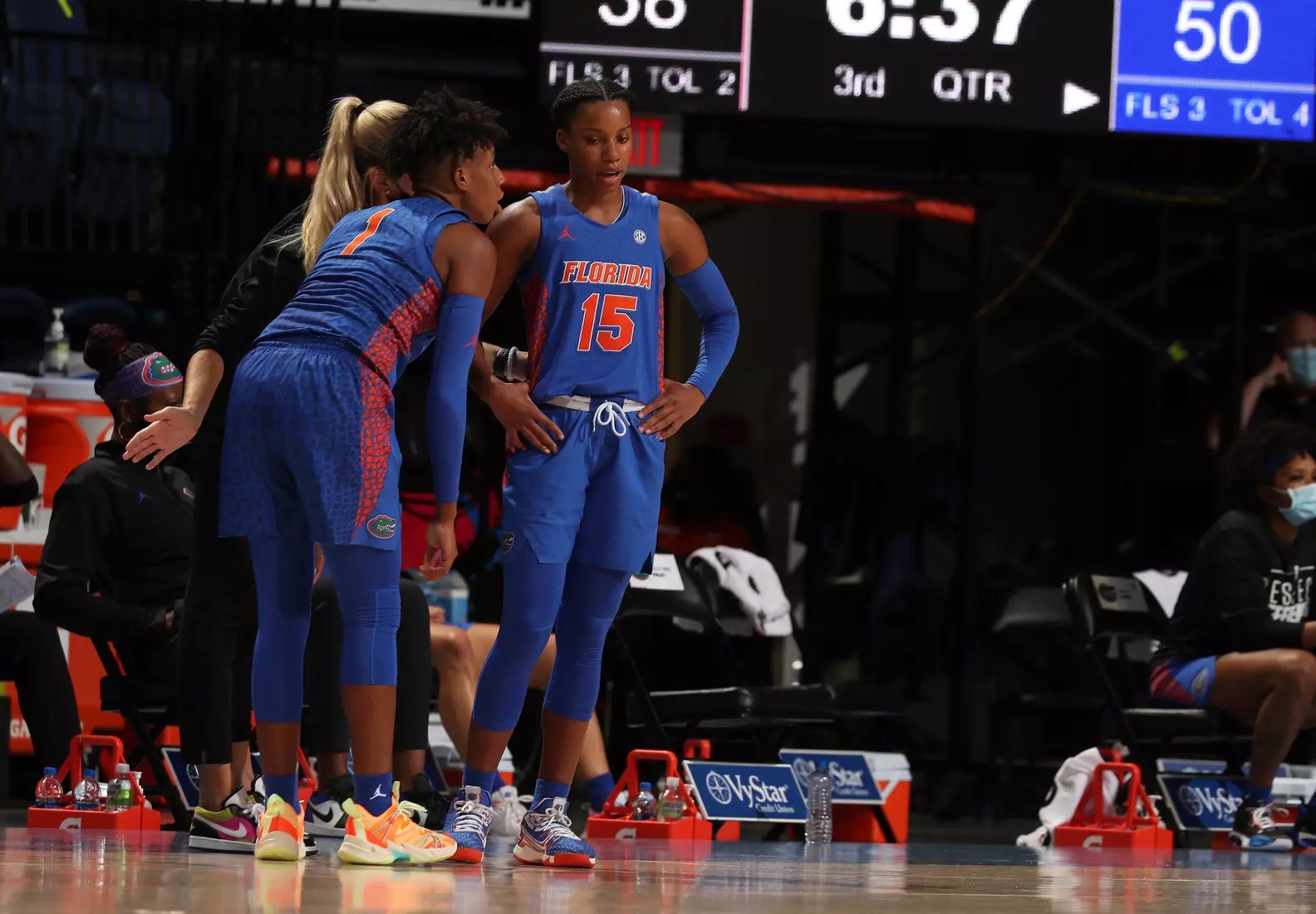 Scenes from the Gators' 88-76 against the Owls at Exactech Arena at the Stephen C. O'Connell Center