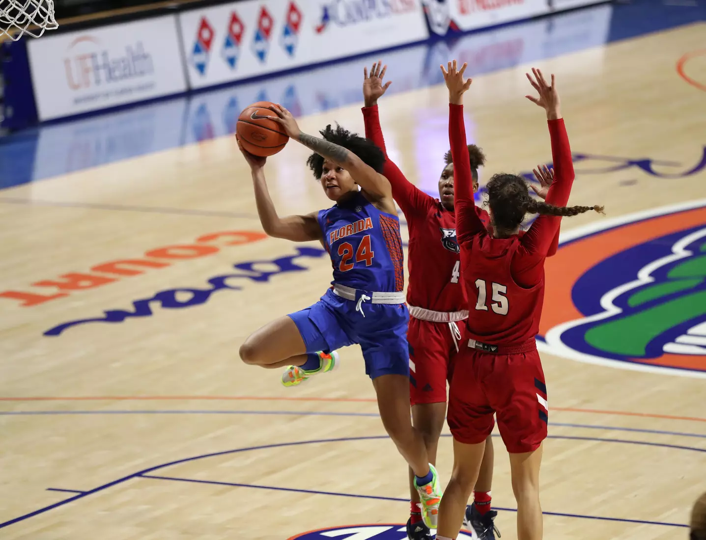 Scenes from the Gators' 88-76 against the Owls at Exactech Arena at the Stephen C. O'Connell Center