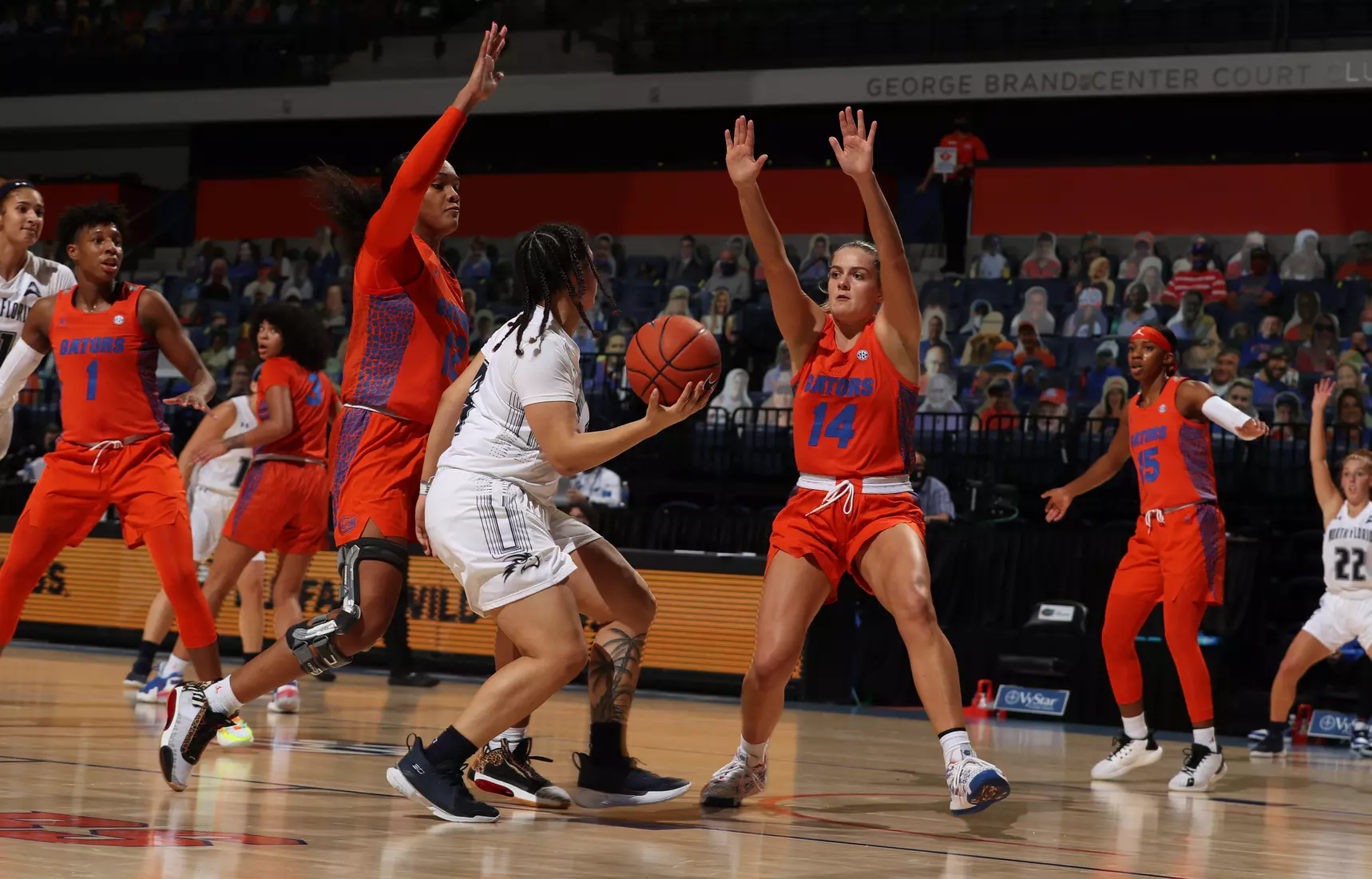 Scenes from the Gators' 89-64 win against the Ospreys