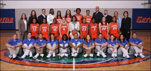 2006 Women's Basketball Roster Team Photo