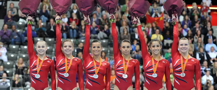 Mackenzie Caquatto Helps U.S. Women Win 2010 World Gymnastics Championships Silver Medal