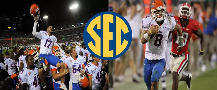 Football's Chas Henry & Trey Burton Earn SEC Weekly Honors