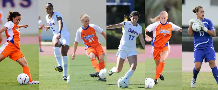 Six Gators Named to NSCAA All-South Region Soccer Teams