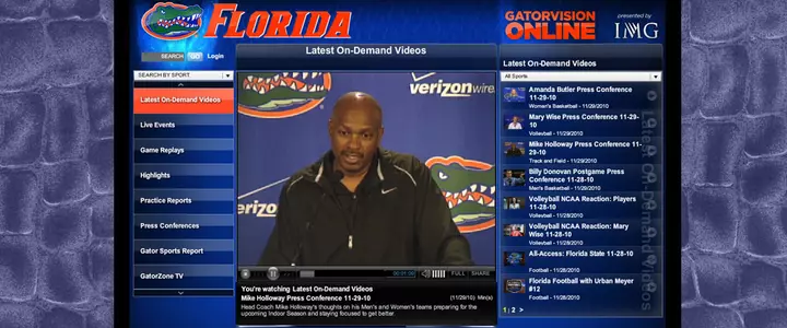 Head Coach Mike Holloway Previews Florida's Indoor Track and Field Season Opener