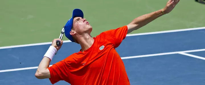 No. 9 Men's Tennis Tops Furman, 7-0, In Season Opener