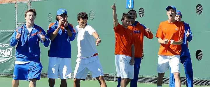 No. 9 Men's Tennis Downs No. 7 Baylor, 5-2