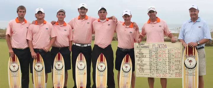 No. 10 Gators Men's Golf Wins The Bake at The Ocean Course