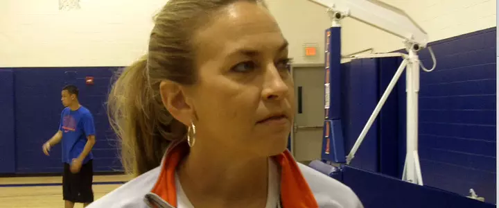 VIDEO: Coach Amanda Butler Talked about Practice and a Team Building Exercise