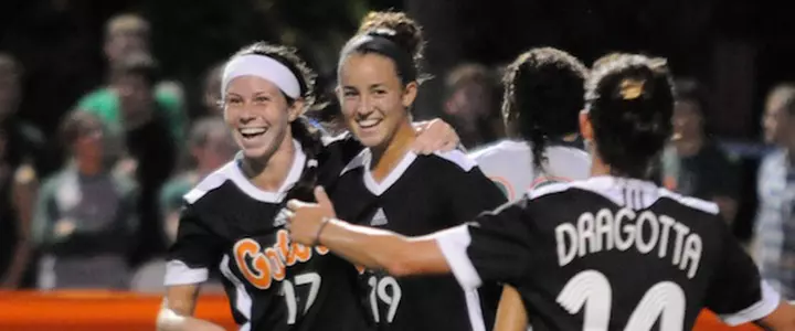 No. 13 Gator Soccer Wins 2-1 in OT at Arkansas Thursday