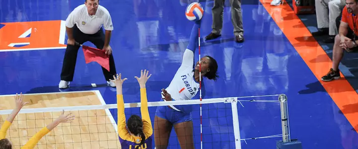 Stellar Back Row Play Leads No. 13 Gators to Sweep of LSU