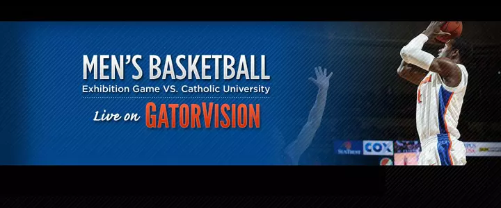 Men's Basketball Exhibition vs. Catholic to Air Exclusively on GatorVision Online