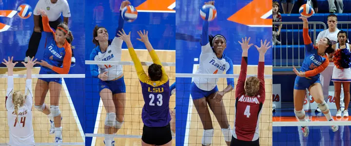 Four Gators Named to 2011 All-SEC Volleyball Teams